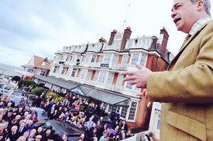 Party say 500 Ukip supporters came to Thanet on Sunday - but wouldn't have shouted abuse